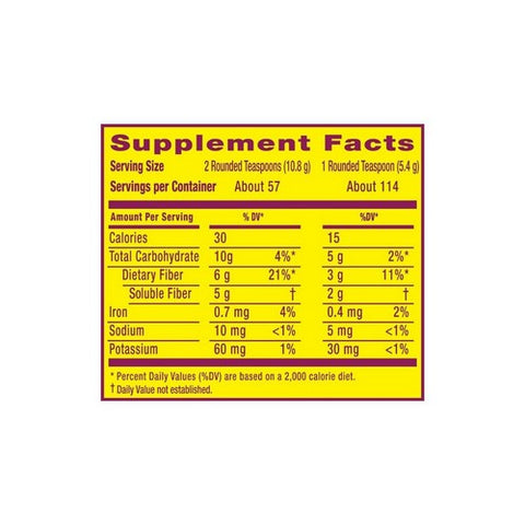 Metamucil, 4 In 1 Fiber Powder No Added Sweeteners Unflavored, 23.3 Oz Metamucil