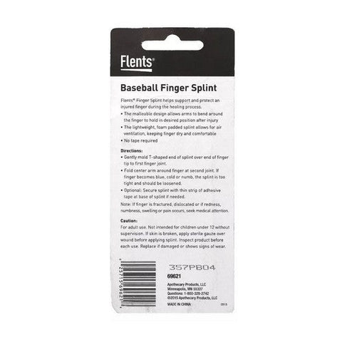 Flents, Finger Splint Baseball Large, 1 Each Flents