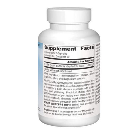 Source Naturals, 5-HTP, 50 mg, 120 caps Source Naturals
