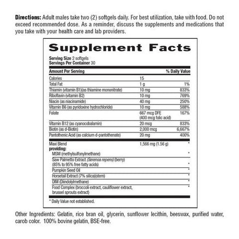 Country Life, Maxi Hair For Men, 60 Softgels Country Life