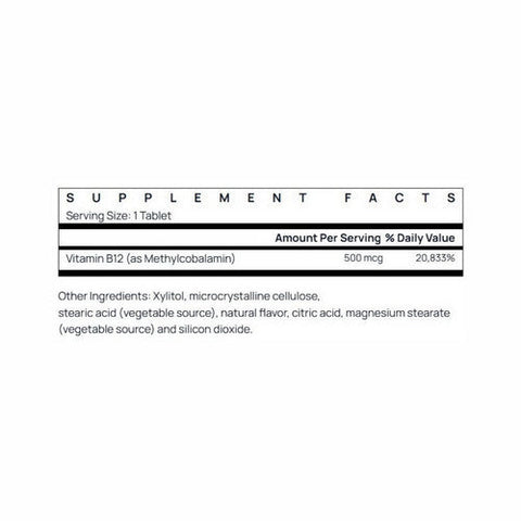 Jarrow Formulas, Methyl B-12, 500 mcg, 100 loz Jarrow Formulas