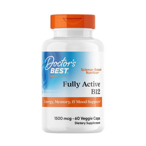 Doctors Best, Fully Active B12, 1500 Mcg, 60 Veggie Caps