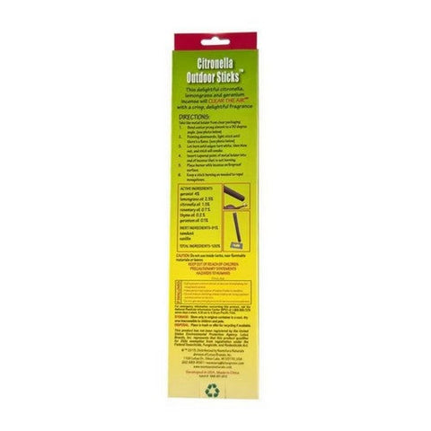 Neemaura, Outdoor Citronella Sticks, 10 count Neemaura