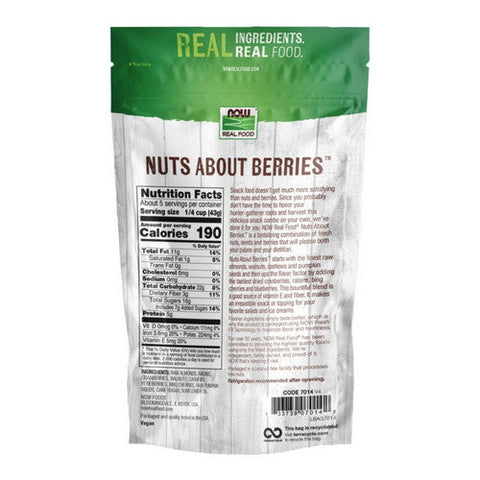 Now Foods, Nuts About Berries, 8 oz Now Foods