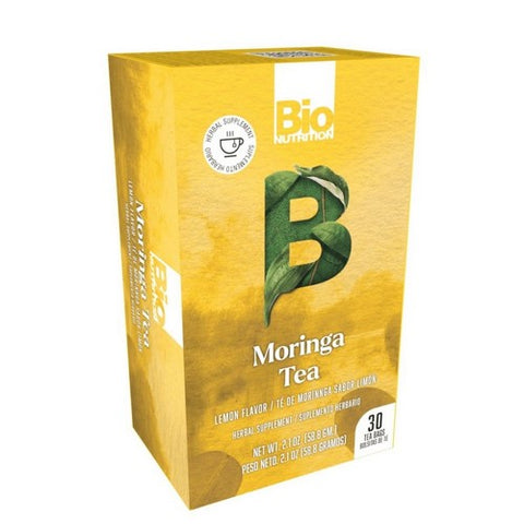 Bio Nutrition, Moringa Tea Lemon, Lemon 30 Bags Bio Nutrition
