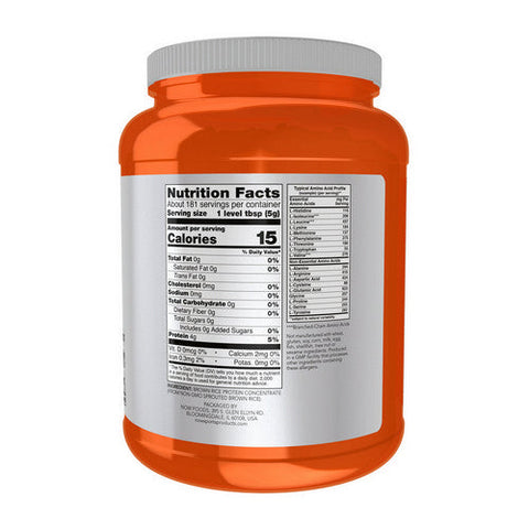 Now Foods, Sprouted Brown Rice Protein, 2 Lbs Now Foods