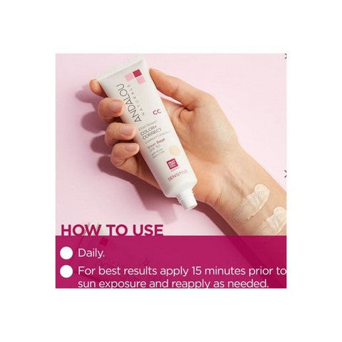 Andalou Naturals, 1000 Roses CC Color + Correct Sheer Beige SPF 30, 2 Oz Andalou Naturals
