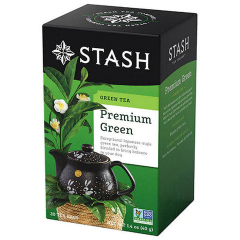 Stash Tea, Premium Green Tea, 20 Bags Stash Tea