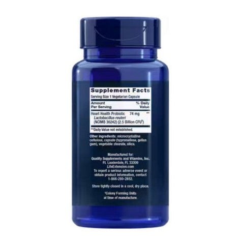 Life Extension, Florassist Heart Health Probiotic, 60 Caps Life Extension