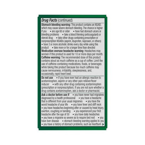 Excedrin, Migraine Pain Reliever, 24 Caps Excedrin