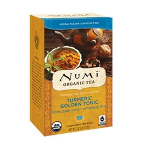 Numi Tea, Turmeric Tea, Golden Tonic 12 Bags Numi Tea