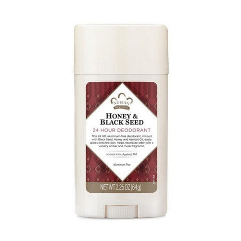 Nubian Heritage, 24 Hour Natural Deodorant Honey And Black Seed, 2.25 Oz