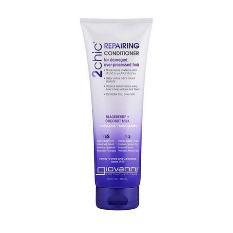 Giovanni Cosmetics, 2Chic Blackberry & Coconut Milk Repair Conditioner, 8.5 Oz
