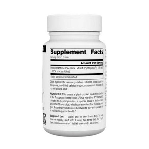 Source Naturals, Pycnogenol, 100 MG, 120 Tabs Source Naturals