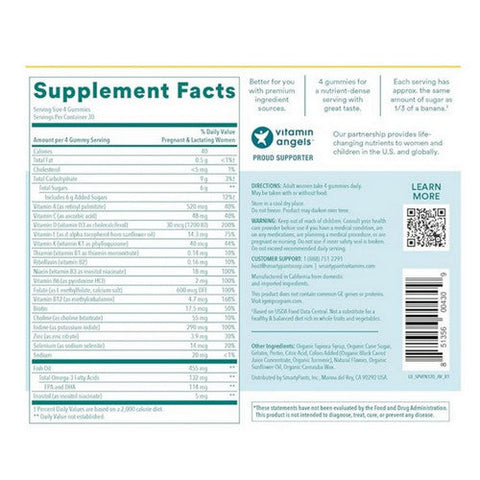 SmartyPants, Prenatal  Plus Folate, Omega 3 & Vitamin D, 120 Gummies