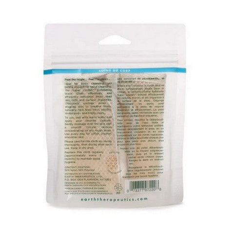 Earth Therapeutics, Super Loofah Exfoliating Cloth, 1 Count Earth Therapeutics