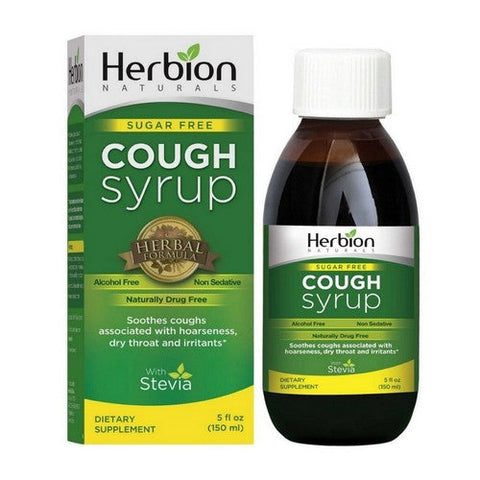 Herbion Naturals, Throat Syrup With Stevia, 5 oz Herbion Naturals