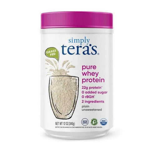 Tera's Whey, RBGH Free Whey Protein, Unsweetened 12 oz