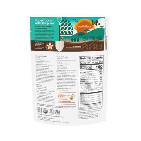 Organics Chia Seeds 8 Oz by Navitas Organics Navitas Organics