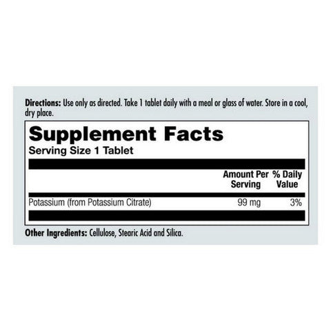 Kal, Potassium 99 Citrate, 100 Tabs Kal