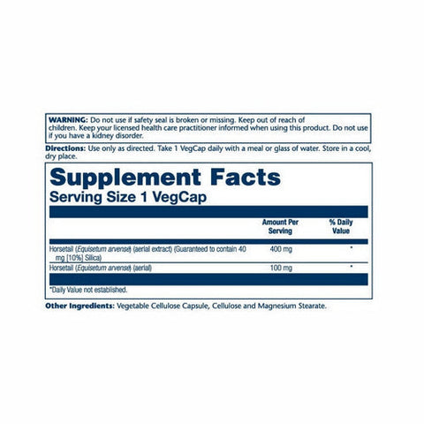 Solaray, Horsetail Extract, 400 mg, 60 Caps Solaray