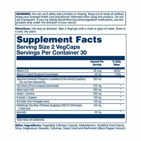 Solaray, Acetyl L-Carnitine Alpha Lipoic Acid, 60 Caps Solaray