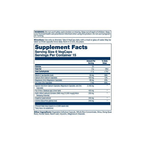 Solaray, Yeast-Cleanse, 90 Veg Caps Solaray