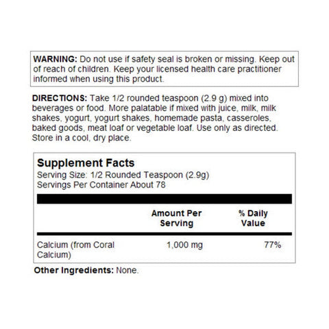 Kal, Coral Calcium Powder, 8 oz Kal