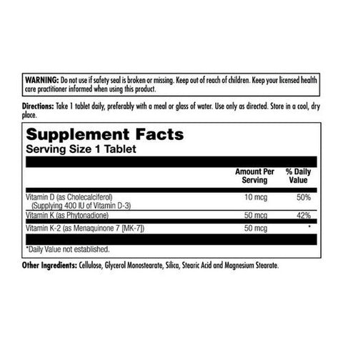 Kal, Balanced K2 Plus D-3, 60 Tabs Kal