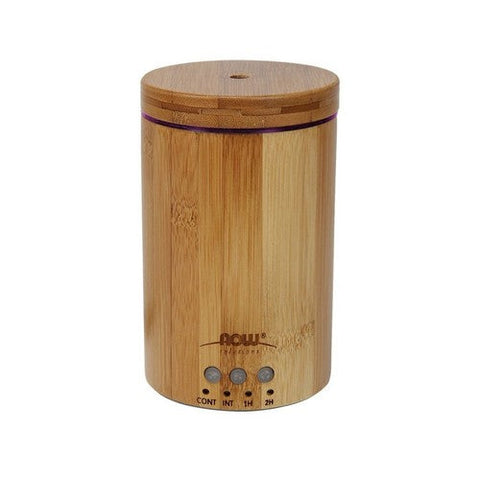 Now Foods, Ultrasonic Real Bamboo Diffuser, 1 Count Now Foods
