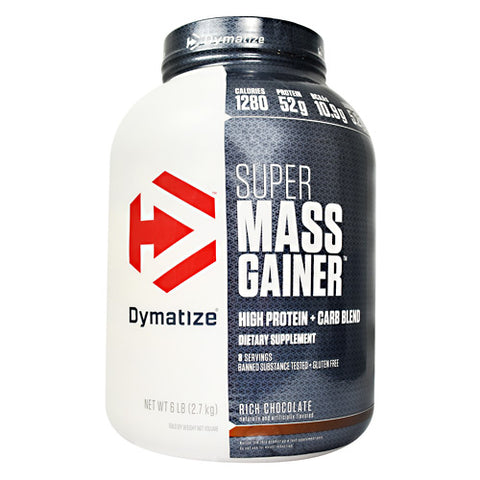 Super Mass Gainer Chocolate 6 lbs by Dymatize