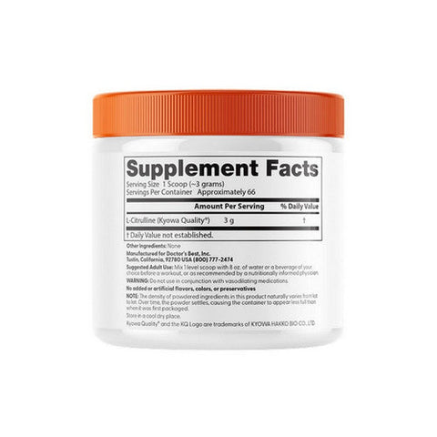 Doctors Best, L-Citrulline Powder, 7 Oz Doctors Best