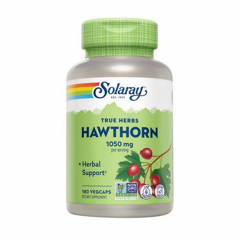 Solaray, Hawthorn, 525 mg, 180 Veg Caps Solaray