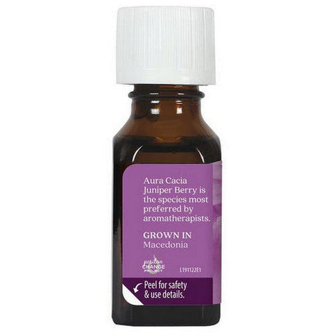 Aura Cacia, Essential Oil Juniper Berry, (juniperus communis) 0.5 Fl Oz Aura Cacia