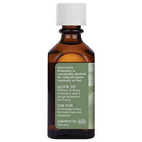 Aura Cacia, Pure Essential Oil Rosemary, 2 Oz Aura Cacia