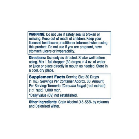 Solaray, Turmeric Root Extract, 6 X 1 Oz Solaray