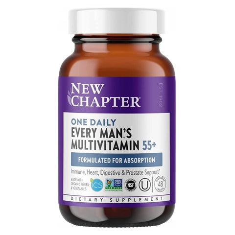 Every Man's One Daily 55 Plus Men's Multivitamin 48 Tabs by New Chapter