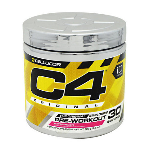 Cellucor, C4 Pre-Workout Explosive Energy, Watermelon 30 Servings Cellucor