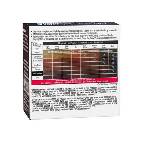 Light Mountain, Natural Hair Colour And Conditioner Dark Chocolate, 4 Oz Light Mountain
