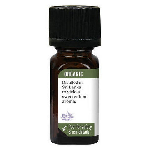 Aura Cacia, Organic Essential Oil, Lime 0.25 Oz Aura Cacia