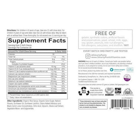 SmartyPants, Kids Minerals, 60 Count SmartyPants
