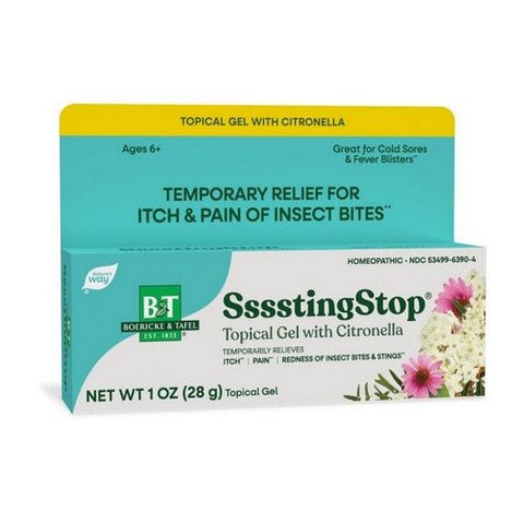 Boericke & Tafel, Boericke And Tafel Ssssting Stop Gel, 1 Oz