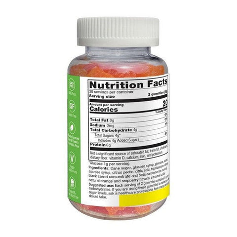 Yum-V's, Glucose Gummies Great Fruit Flavors, 60 Count Yum-V's