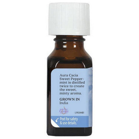 Aura Cacia, Organic Essential Oil, Sweet Peppermint .5 Oz Aura Cacia