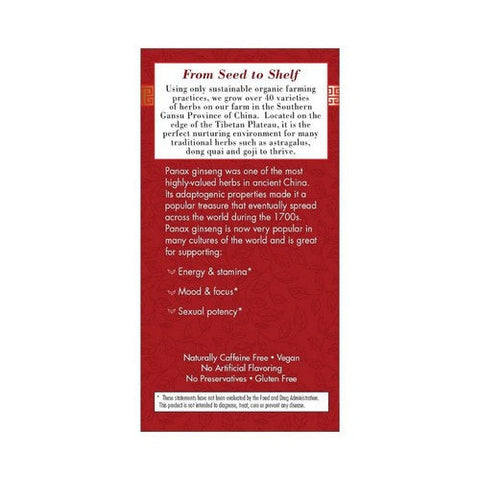 Bravo Tea & Herbs, Absolute Panax Ginseng Tea, 20 bags Bravo Tea & Herbs