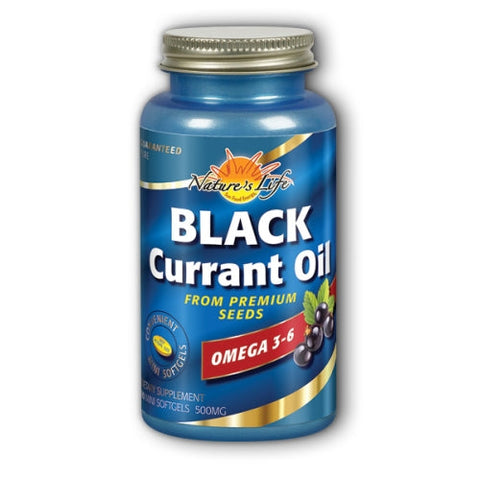 Black Currant Seed Oil Hexane Free 90 Soft Gels by Nature's Life