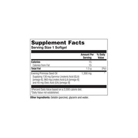 Nature's Life, Evening Primrose Oil, 1300 Mg, 60 Softgels Nature's Life
