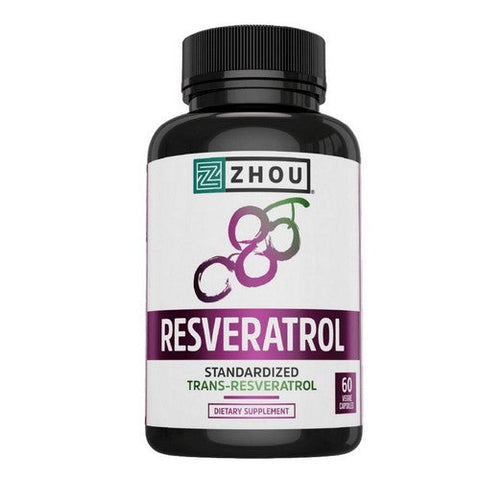Zhou Nutrition, Resveratrol, 60 Veg Caps Zhou Nutrition