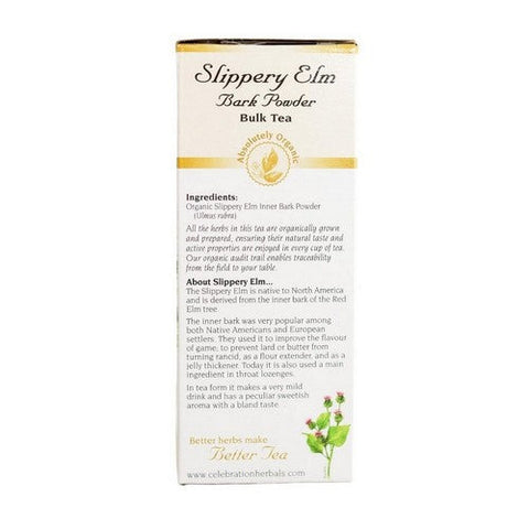 Celebration Herbals, Slippery Elm Bark Powder Bulk Tea, 40 grams Celebration Herbals
