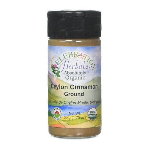 Celebration Herbals, Organic Cinnamon Ground, 43 grams Celebration Herbals